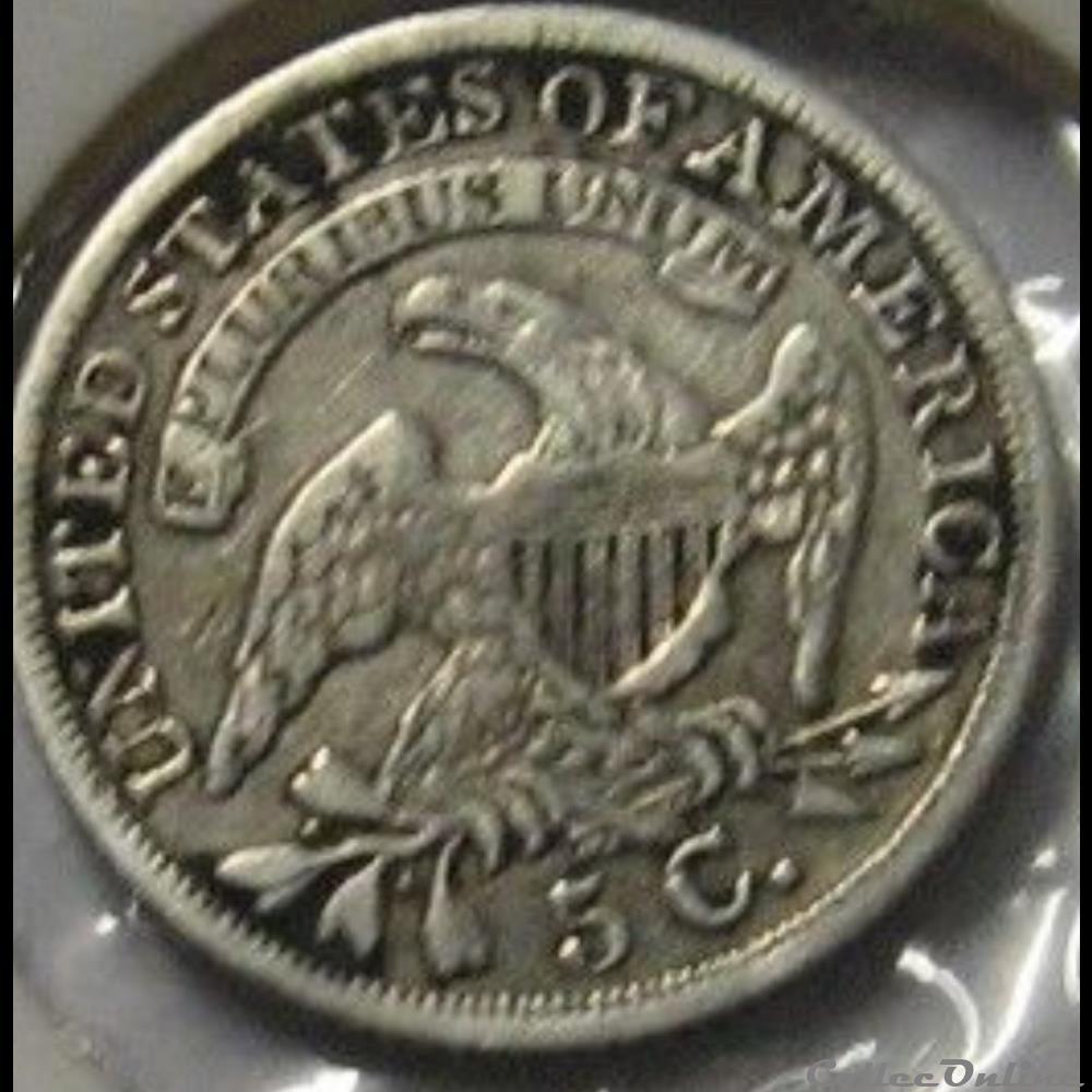 1837 Half Dime - 5 Cents (ex.2) monnaie monde etat uni 1837 half dime 5 cents ex 2