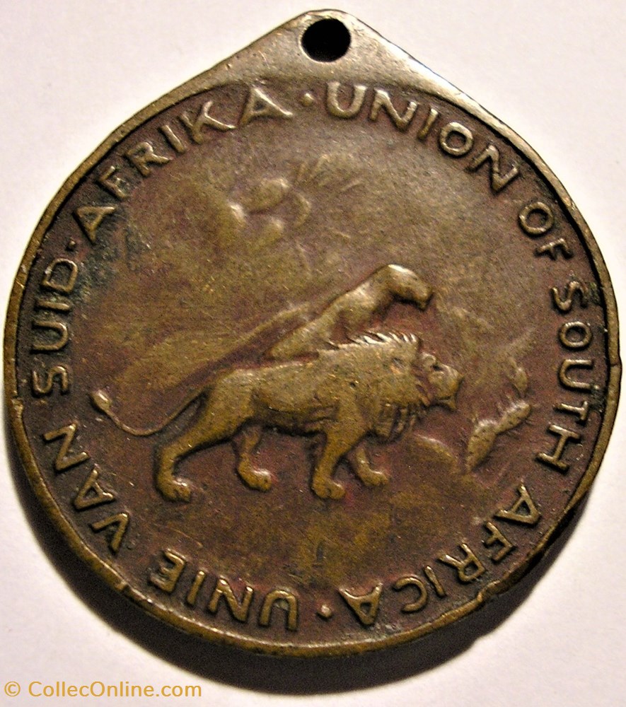 George VI & Elizabeth - Coronation 1937 Medallion - South Africa 3 medailles afrique du sud george vi elizabeth coronation 1937 medallion south africa
