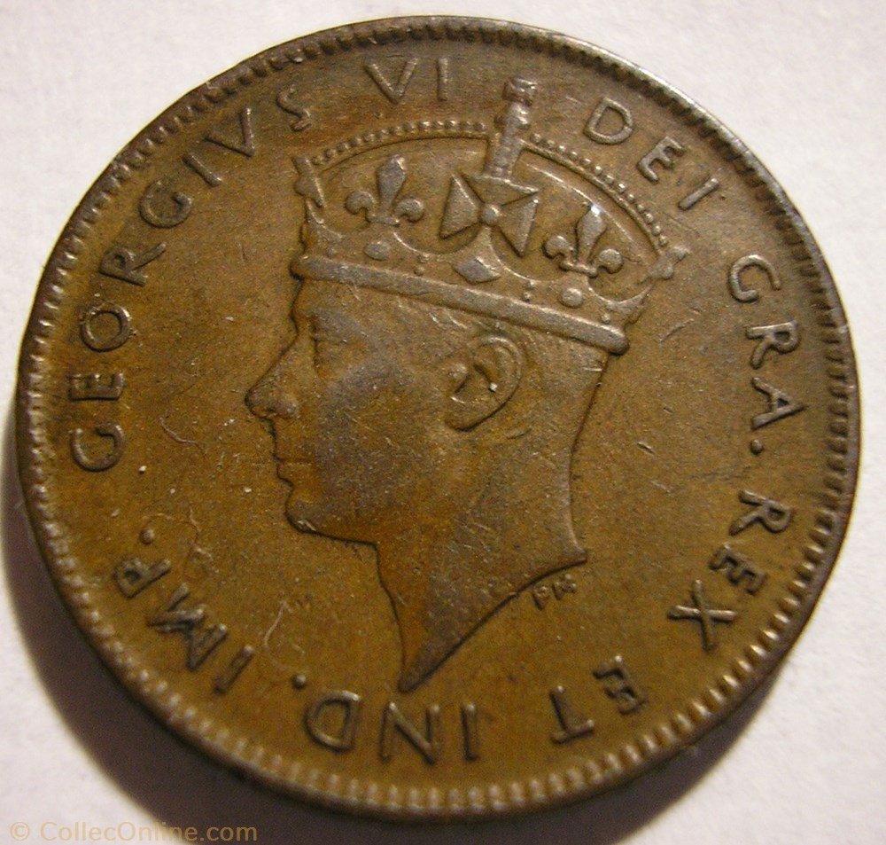 George VI - 1 Cent 1941C Newfoundland monnaie monde canadum george vi 1 cent 1941c newfoundland