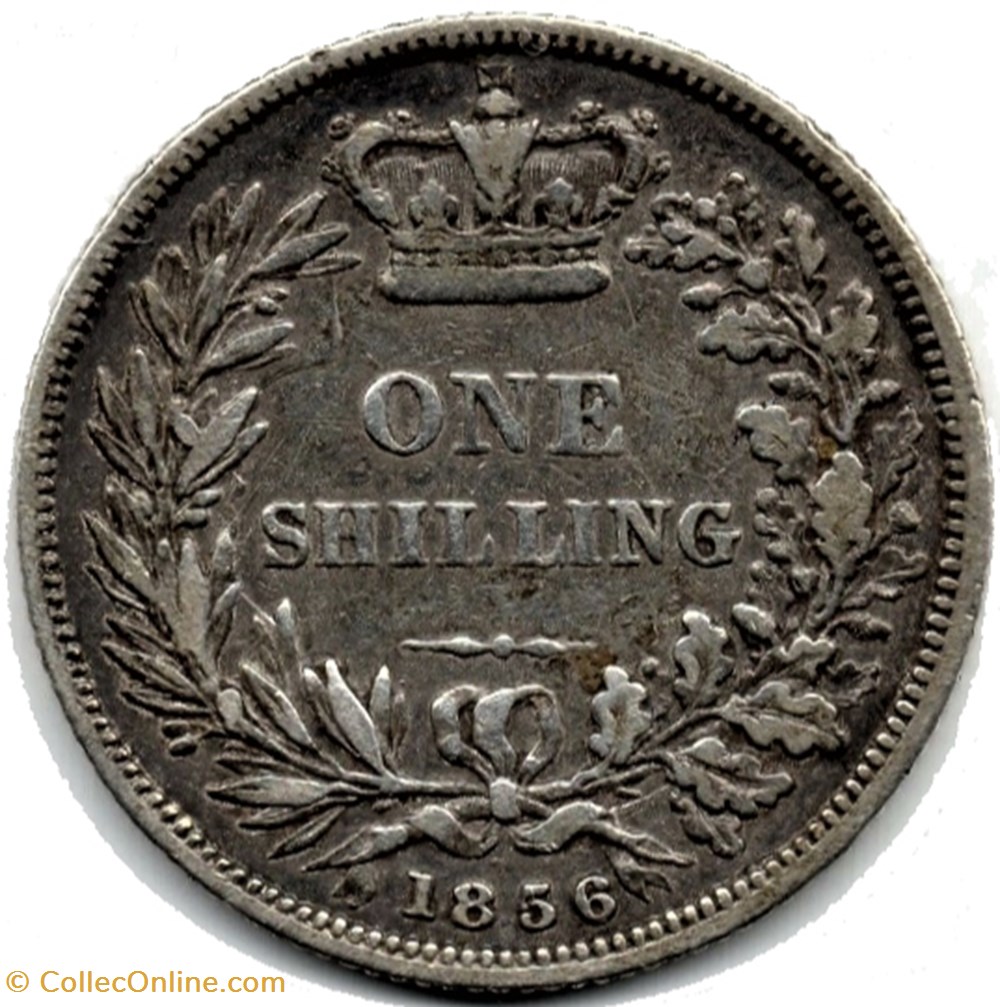 Victoria - 1 Shilling 1856 - Kingdom of Great Britain - Die Crack & Doubling Date 3 monnaies monde royaume uni victoria 1 shilling 1856 kingdom of great britain die crack doubling date