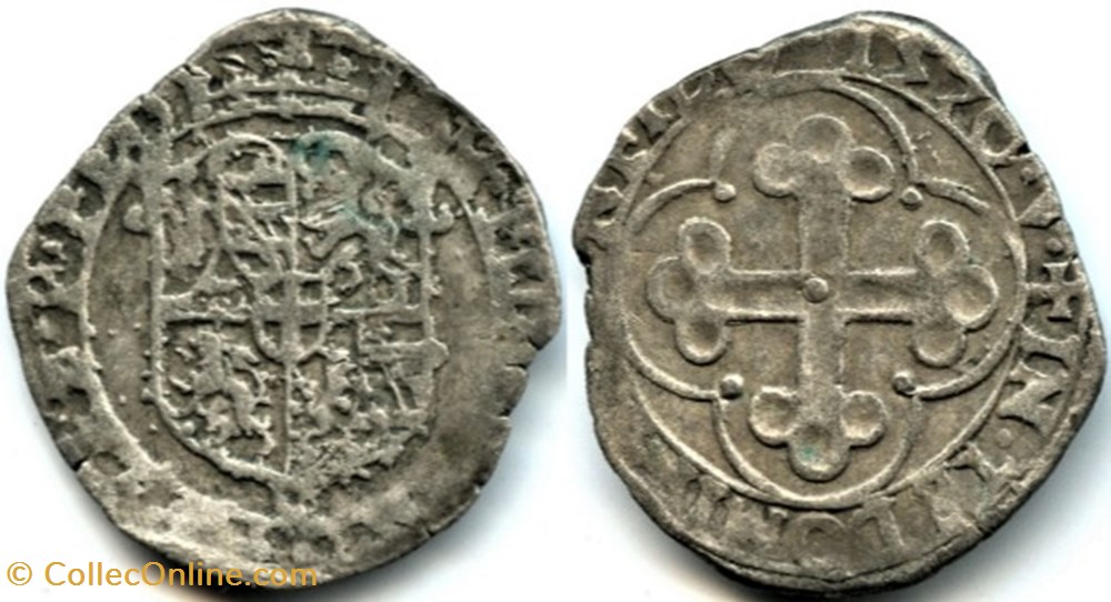 monnaies europe medievale france feodales 1570 duche de savoie 1 soldo vercelli emanuele filiberto