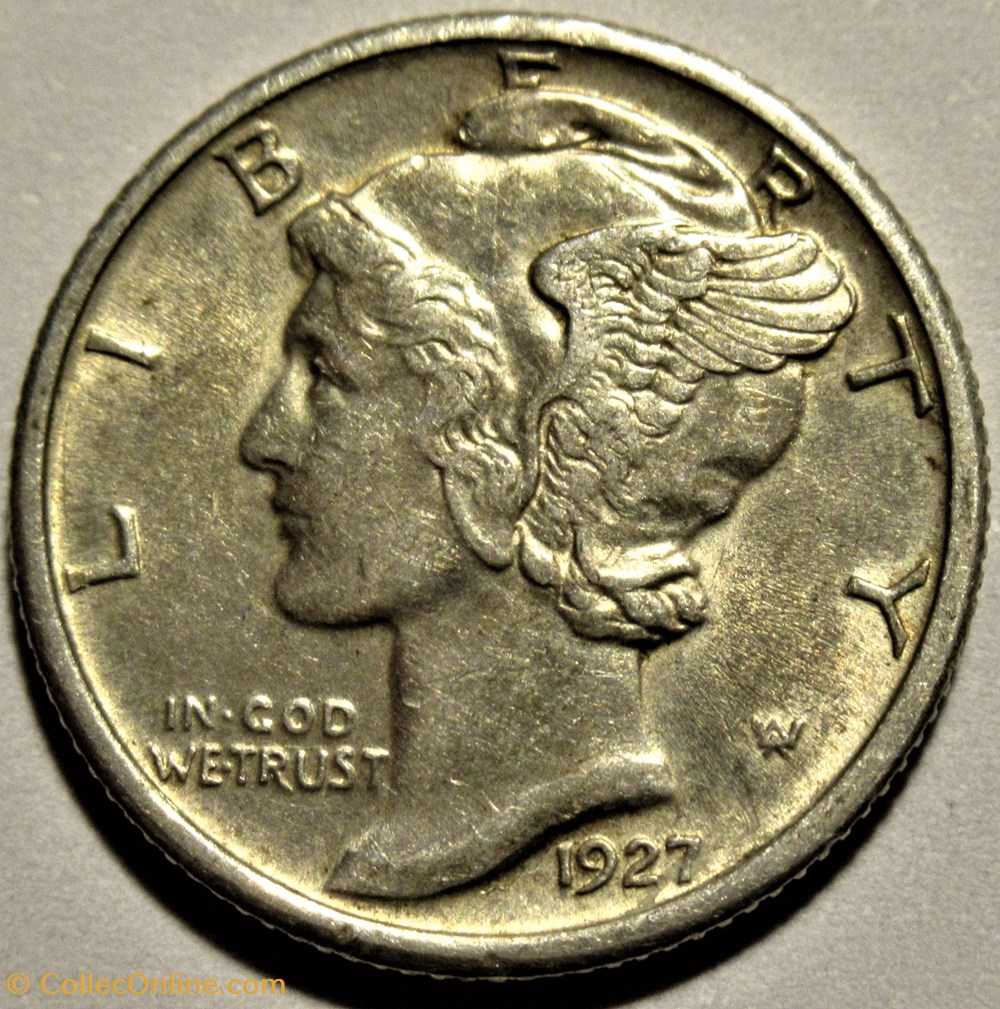 1927 Dime monnaies monde etats unis 1927 dime