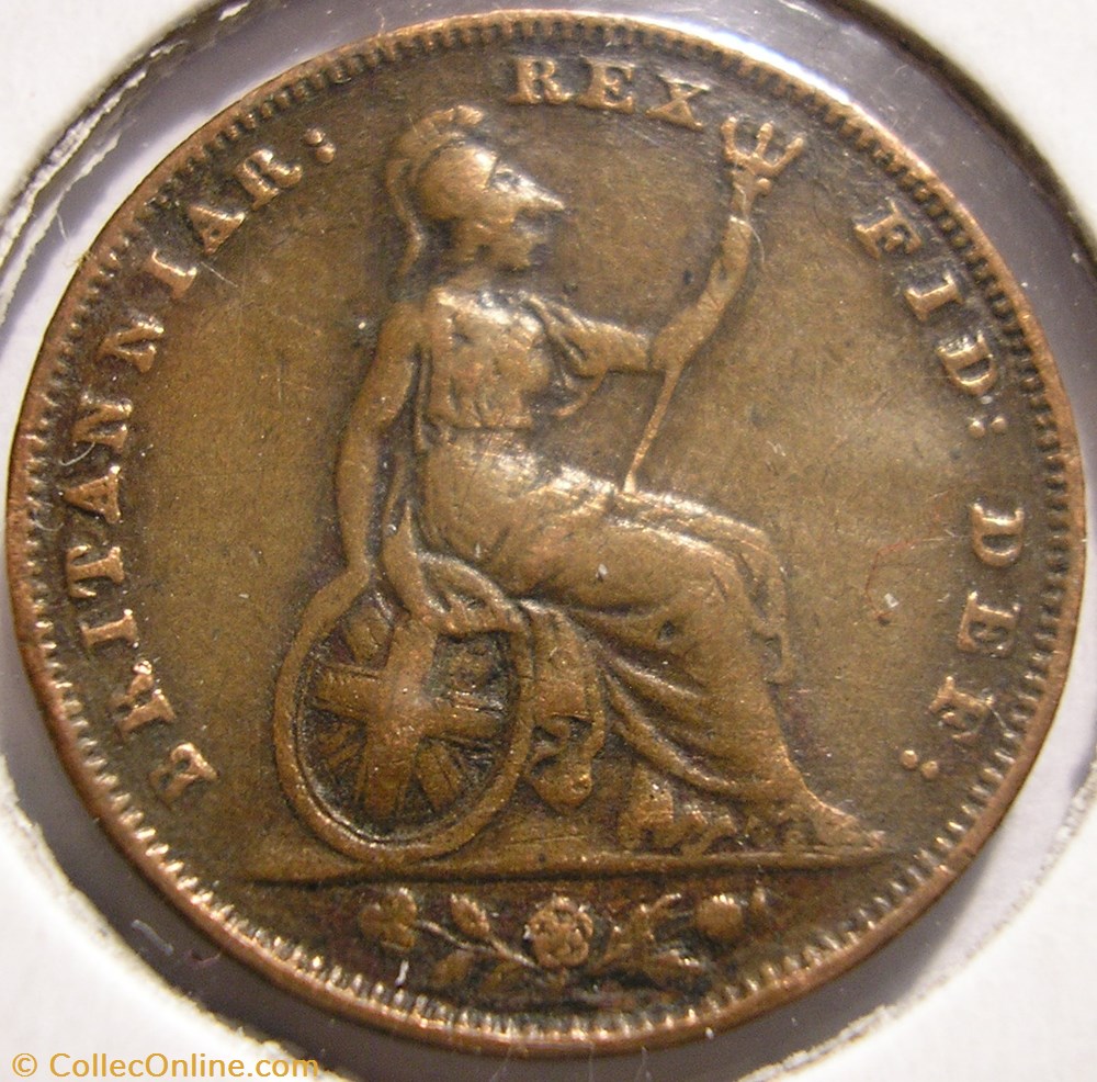 monnaie monde royaume uni william iv one farthing 1831 kingdom of great britain