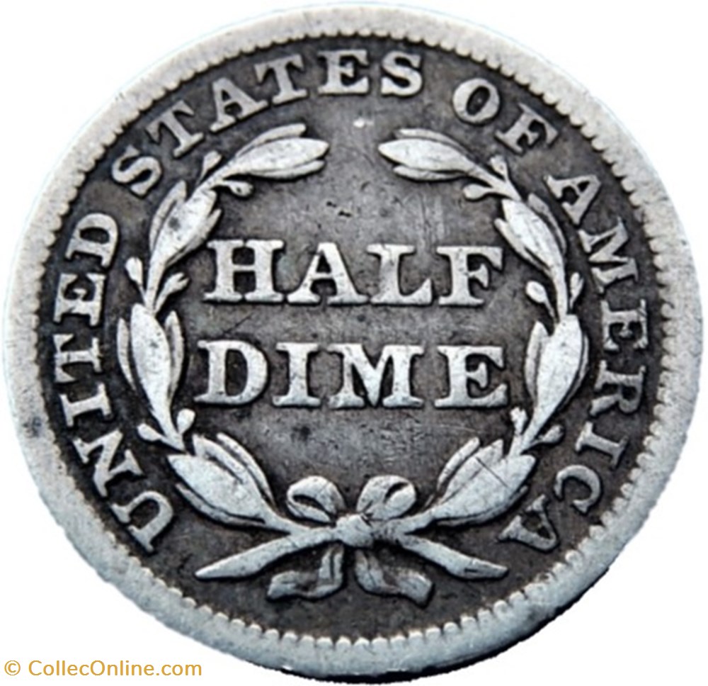 1851 Half Dime (ex.2) monnaies monde etats unis 1851 half dime ex 2