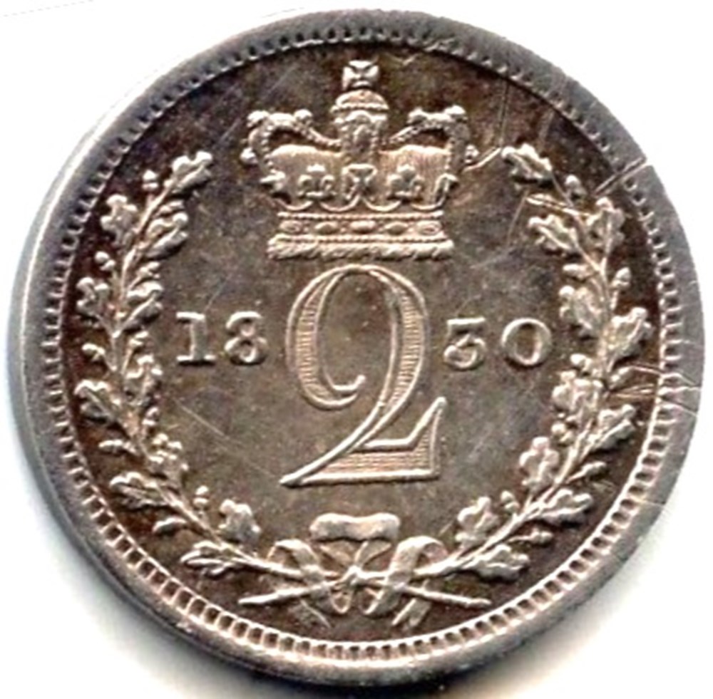 George IV - 2 Pence 1830 Maundy - Great Britain monnaies monde royaume uni george iv 2 pence 1830 maundy great britain