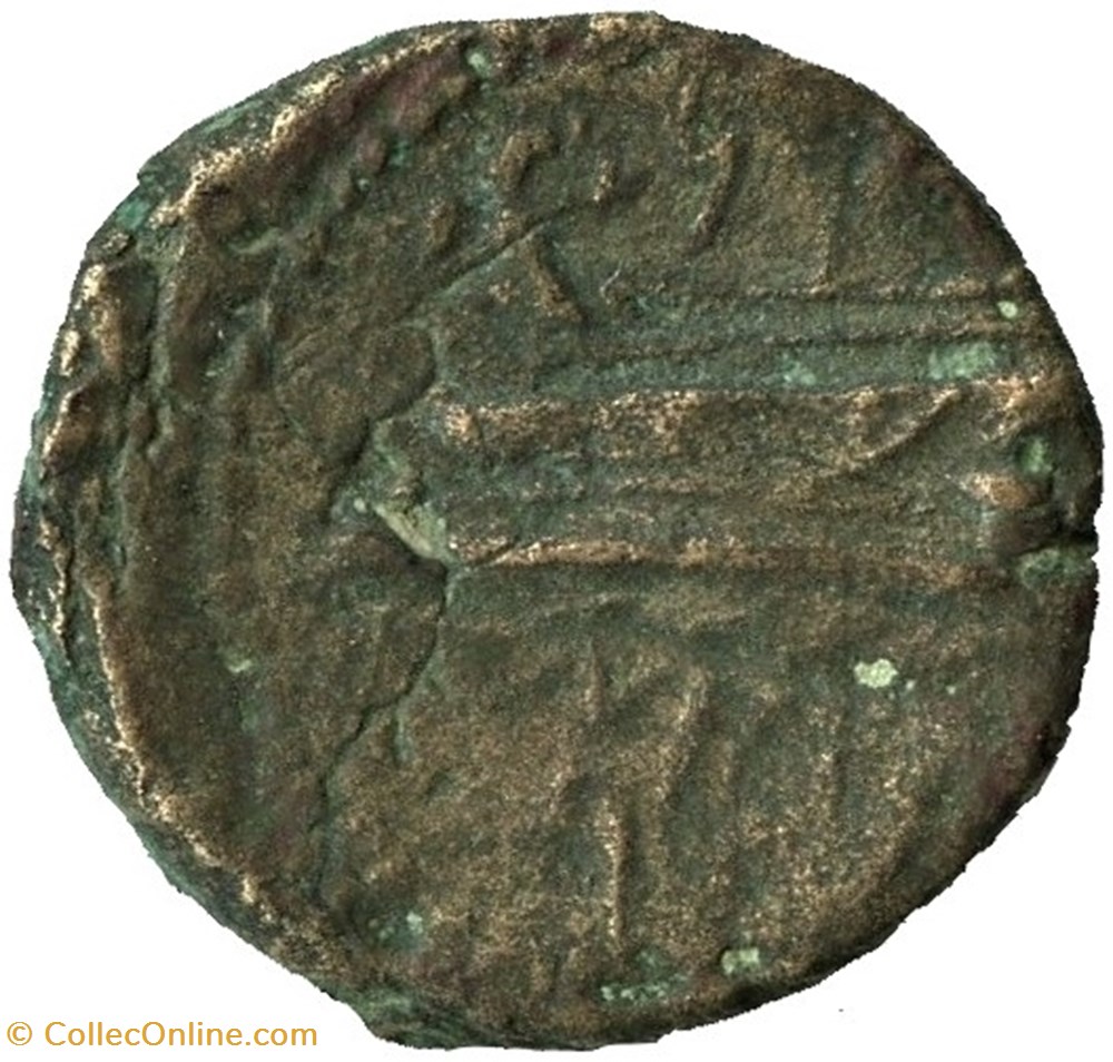 monnaies antiquite av jc ap grecques arados phoenicia 136 51 bc ae15 zeus hera