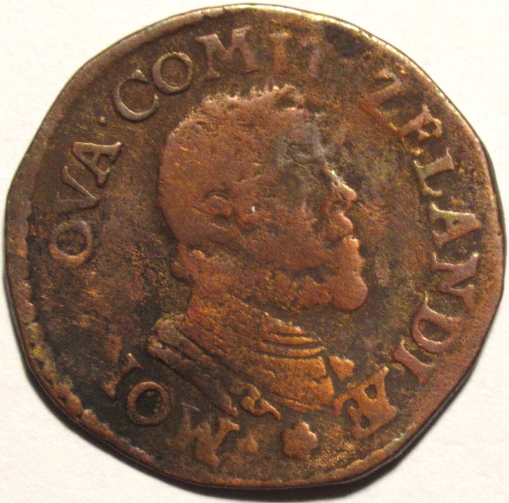 Dutch Republic - Maurice of Nassau - 1 Oord 1657, Zeeland (Overdate) monnaies monde pays bas dutch republic maurice of nassau 1 oord 1657 zeeland overdate