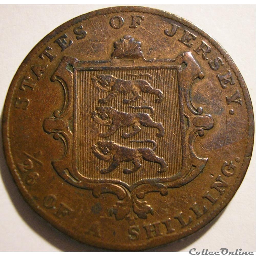 Victoria - 1/26 Shilling 1844 - Jersey monnaie monde victoria 1 26 shilling 1844 jersey