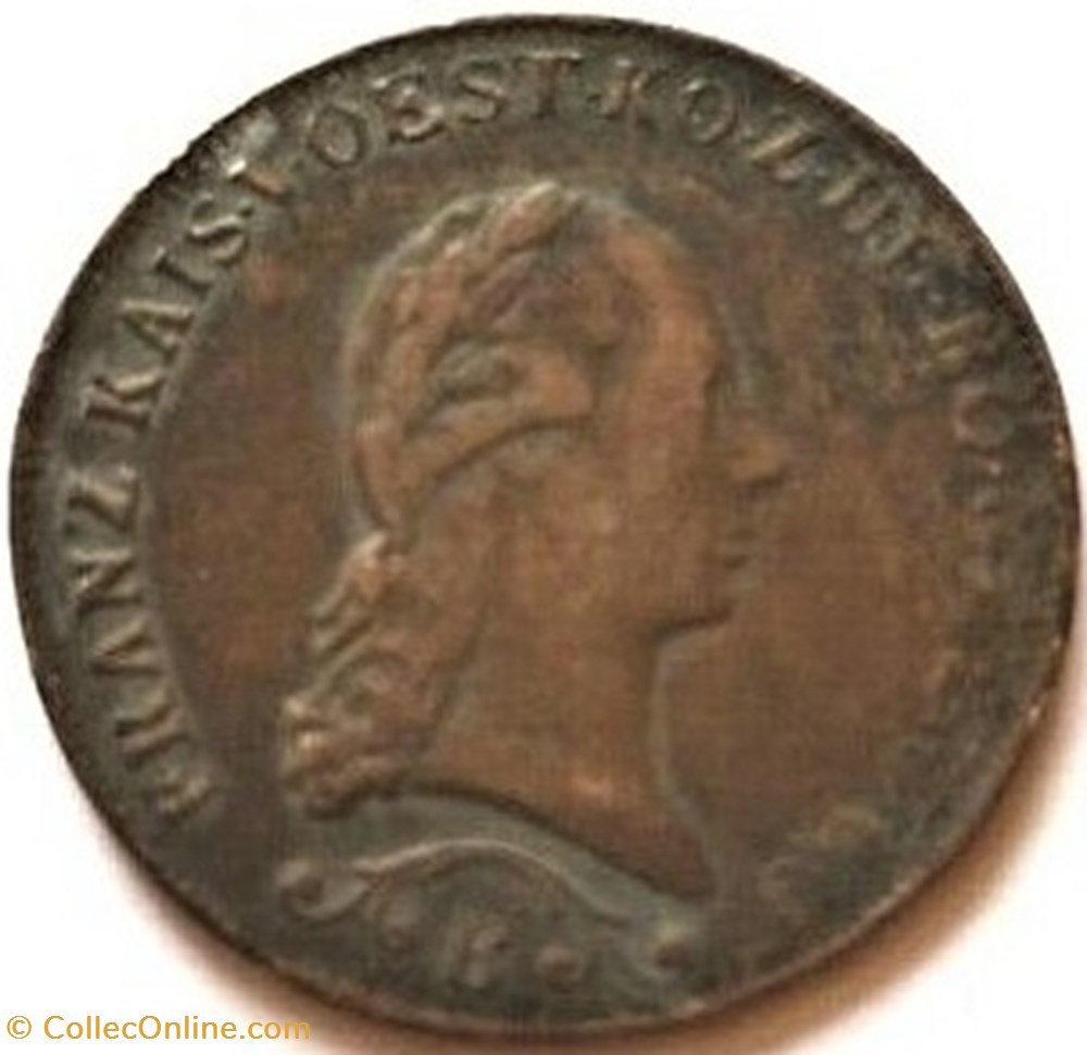Franz I - 1 Kreutzer 1812 Kremnica - Austrian Empire 2 monnaies monde autriche franz i 1 kreutzer 1812 kremnica austrian empire