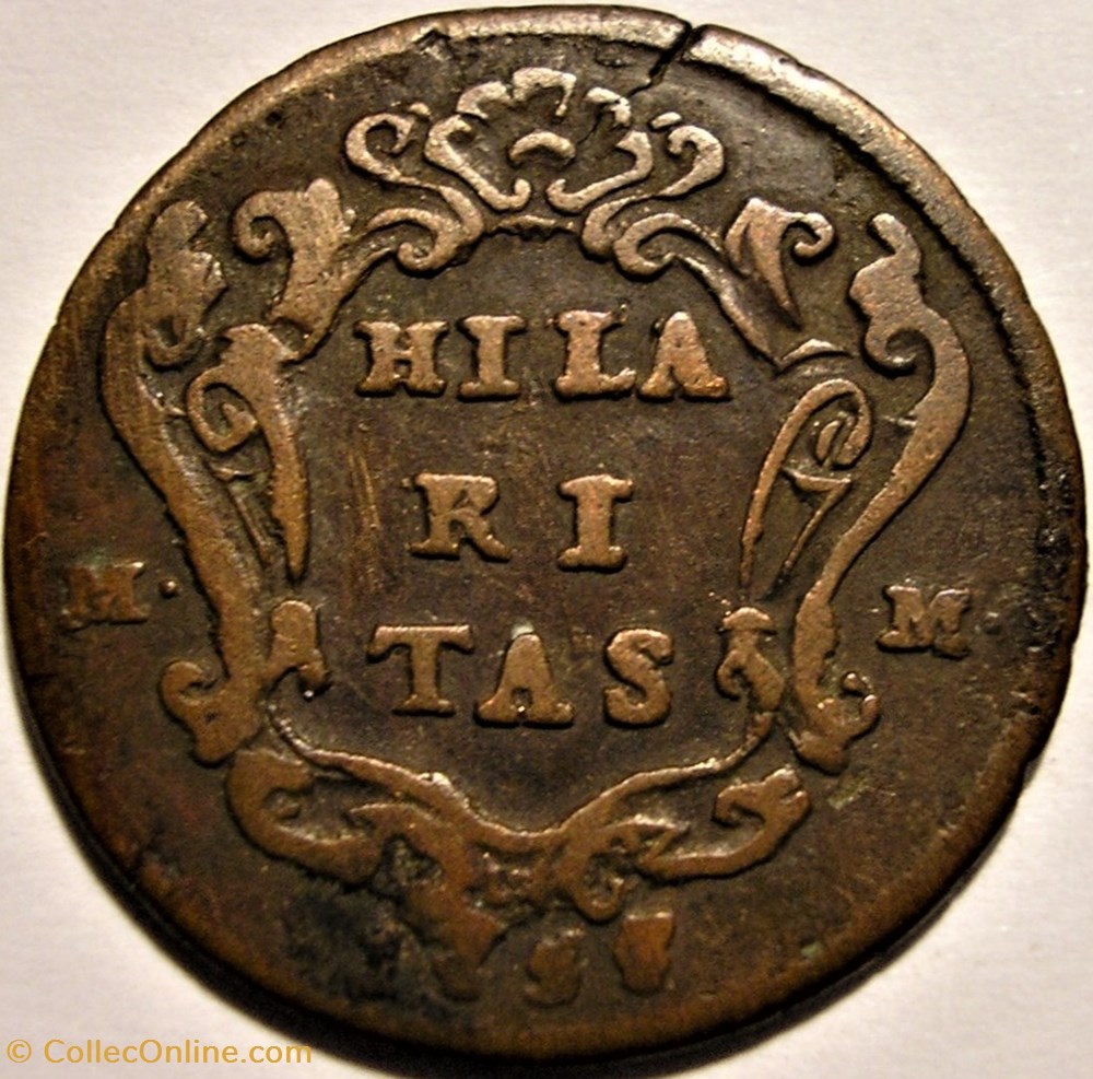 1757/6 Royaume de Naples, Tornese - Carlo di Borbone - Overdate 3 monnaies europe medievale 1757 6 royaume de naples tornese carlo di borbone overdate