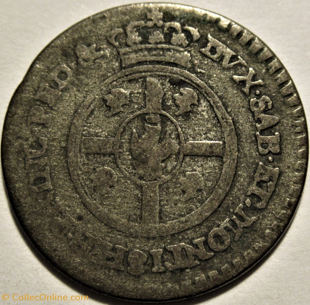1795 Royaume de Sardaigne, 1/2 Reale - Victor-Amédée III de Savoie monnaies monde italie 1795 royaume de sardaigne 1 2 reale victor amedee iii de savoie