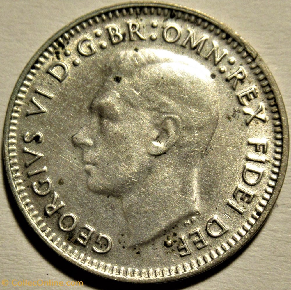George VI - 3 Pence 1949 - Australia 2 monnaies monde australie george vi 3 pence 1949 australia