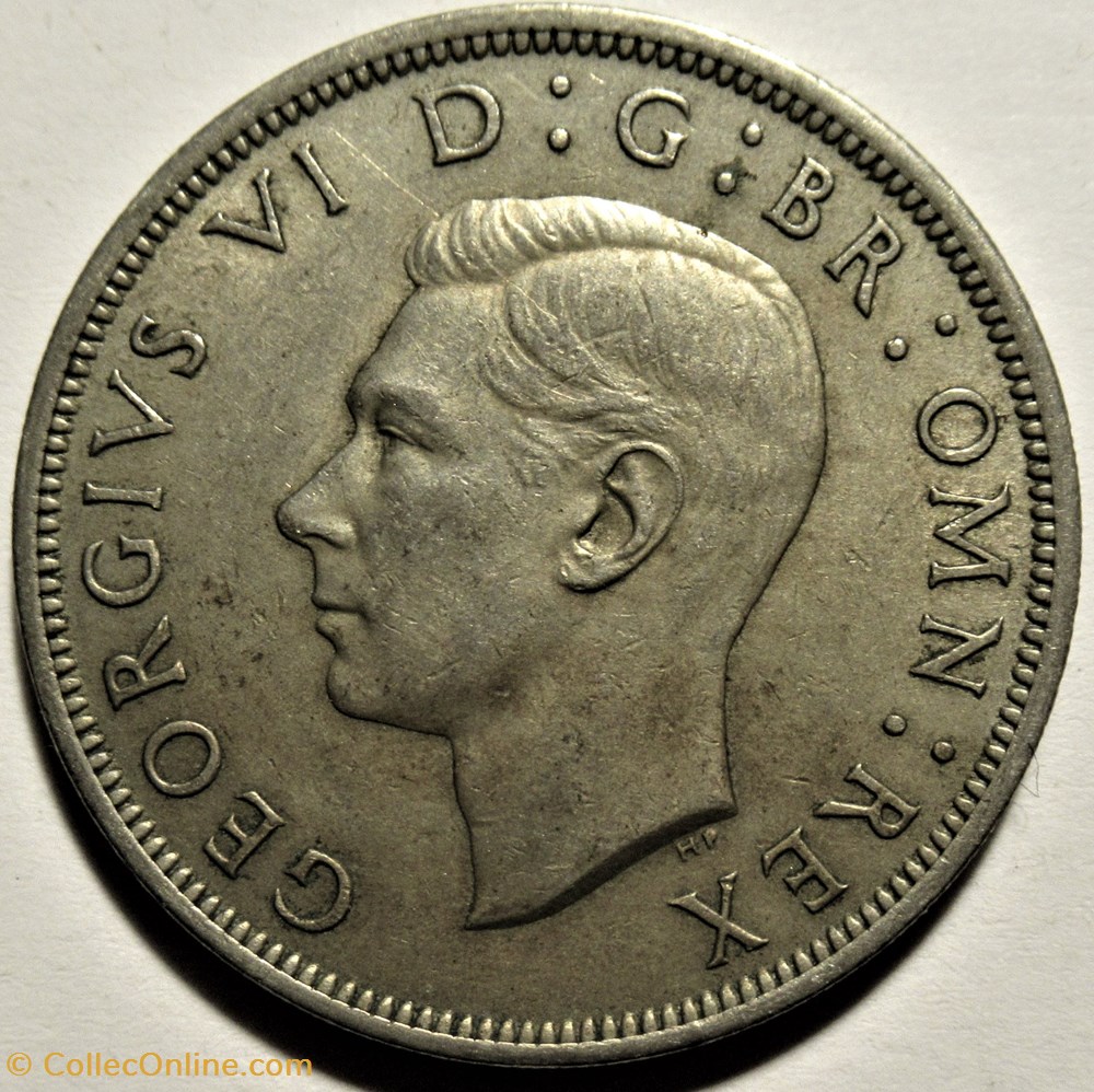 George VI - Half Crown 1948 - Great Britain 2 monnaies monde royaume uni george vi half crown 1948 great britain
