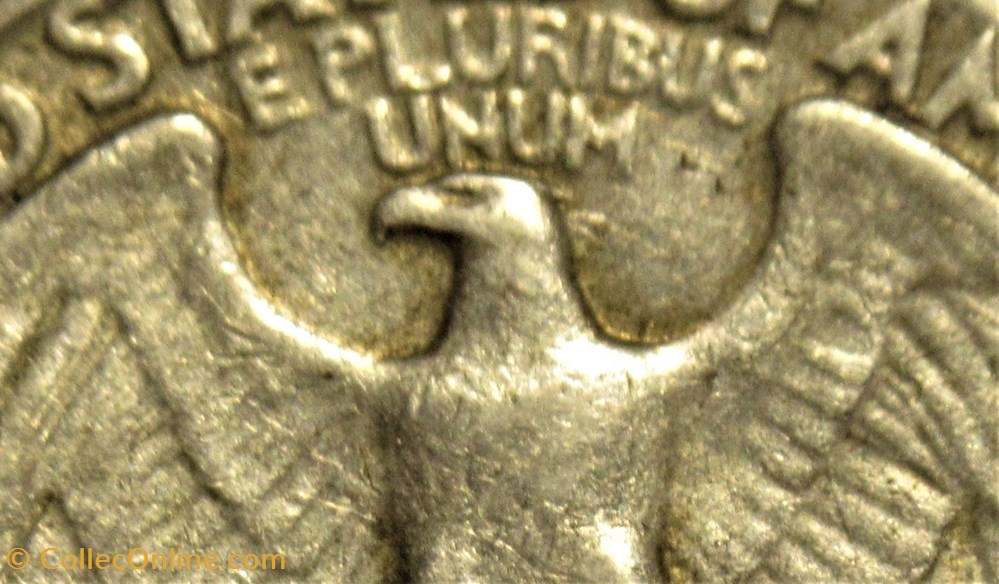 1961 Denver Quarter Dollar - Filling Error 3 monnaies monde etats unis 1961 denver quarter dollar filling error
