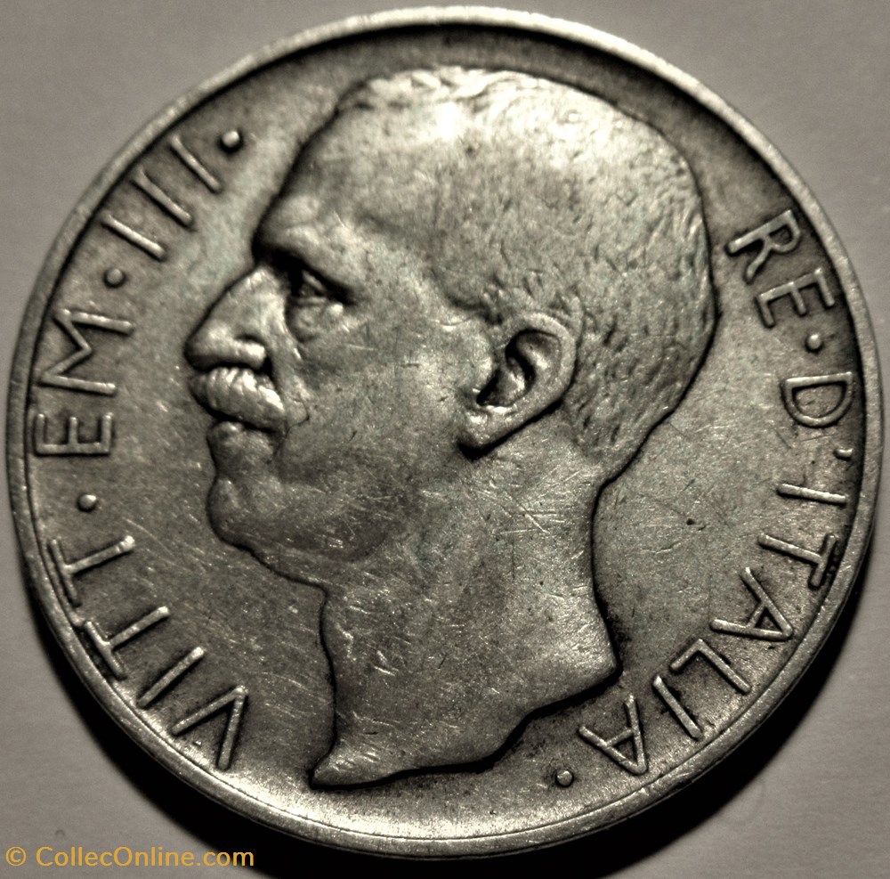 1928 Royaume d'Italie, 10 Lire, Roma - Vittorio Emanuele III (ex.2) 2 monnaies monde 1928 royaume italie 10 lire roma vittorio emanuele iii ex 2