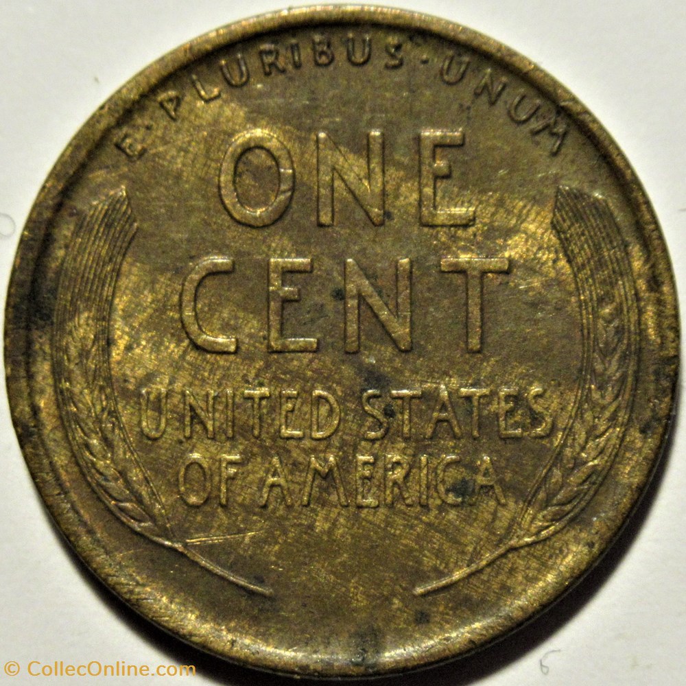 1918 One Cent 4 monnaies monde etats unis 1918 one cent