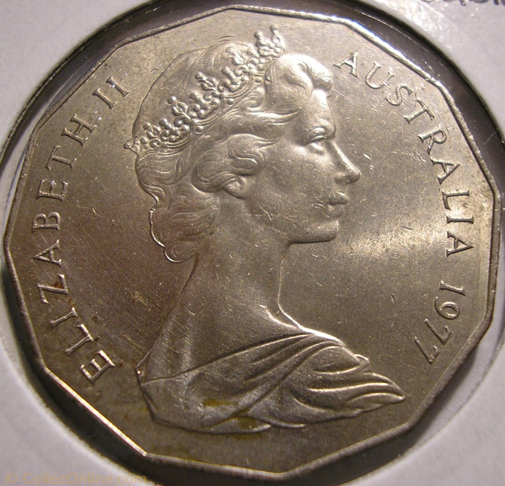 Elizabeth II - 50 Cents 1977 Jubilee - Australia monnaies monde australie elizabeth ii 50 cents 1977 jubilee australia