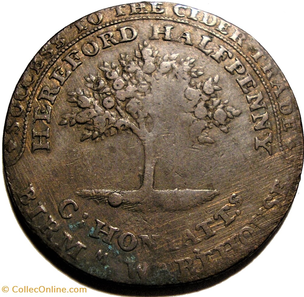 1794 HalfPenny - Success to the cider trade, Hereford, England monnaie monde royaume uni 1794 halfpenny success to the cider trade hereford england