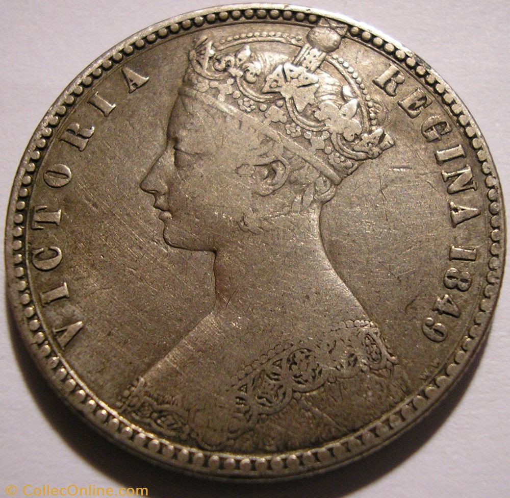 Victoria - One Florin 1849 - Kingdom of Great Britain monnaies monde royaume uni victoria one florin 1849 kingdom of great britain