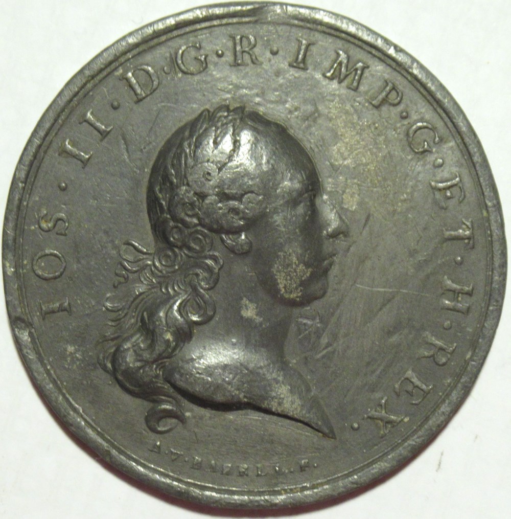 Joseph II Austrian Emperor - Medal 1781 Official visit to Batavia monnaies paranumismatique jetons poids joseph ii austrian emperor medal 1781 official visit to batavia