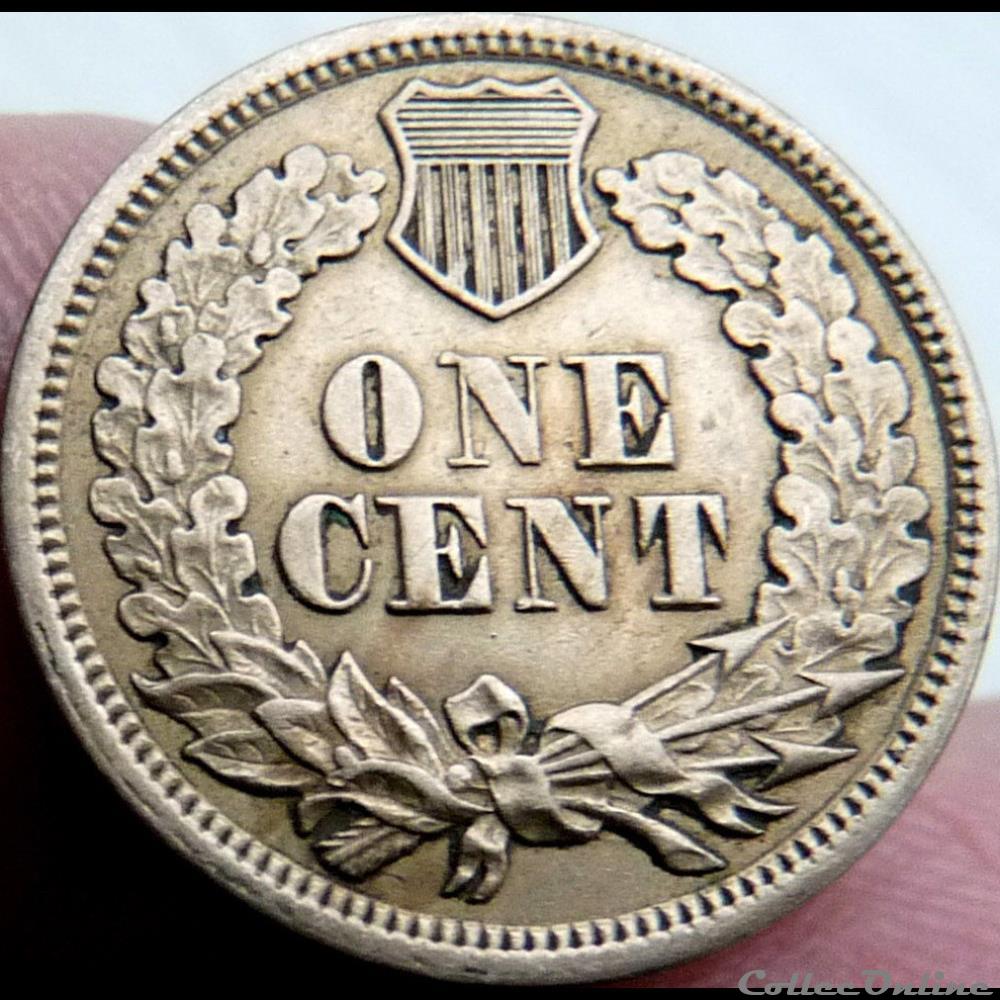 1862 One Cent monnaie monde etat uni 1862 one cent