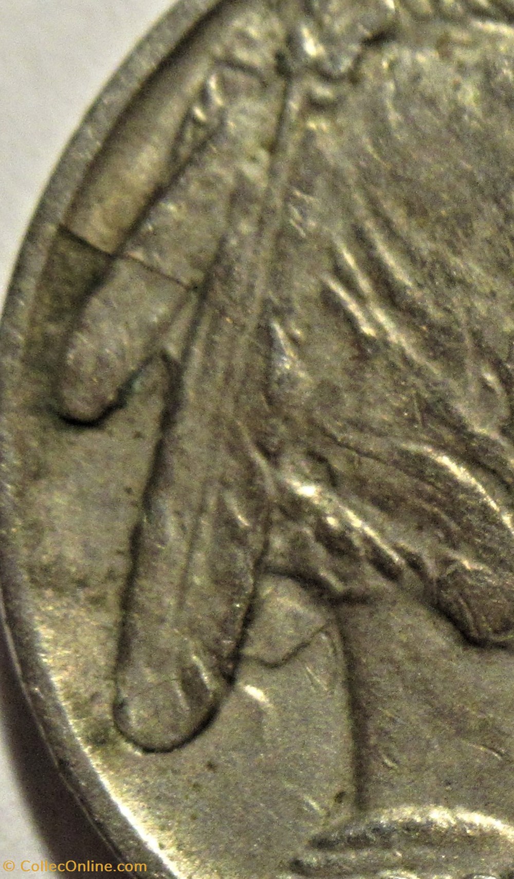 1919 5 Cents - 3 Errors (ex.2) 4 monnaies monde etats unis 1919 5 cents 3 errors ex 2