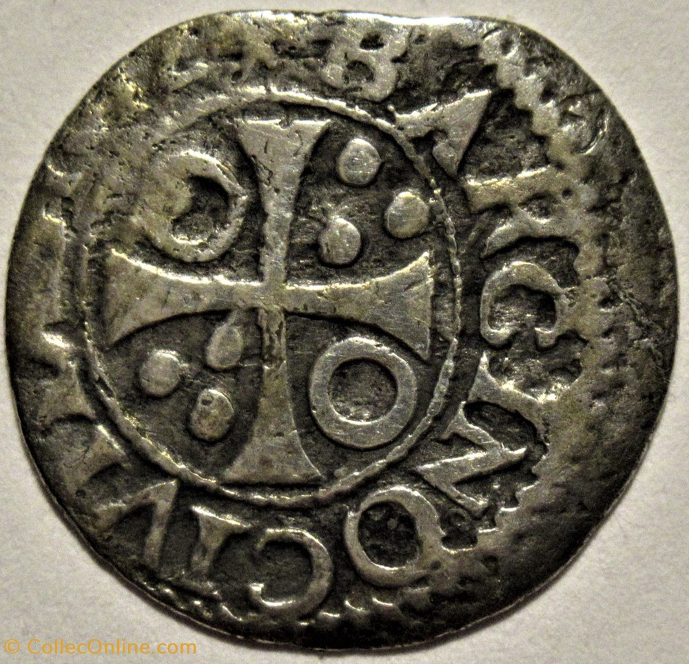 1612 Barcelona - Medio Real (½ Croat) - Felipe III de España 3 monnaies europe medievale principaute catalogne 1612 barcelona medio real croat felipe iii de espana