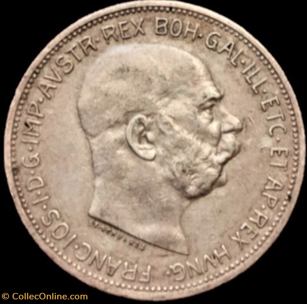 Franz Joseph I - 2 Corona 1913, Austrian Empire monnaies monde autriche franz joseph i 2 corona 1913 austrian empire