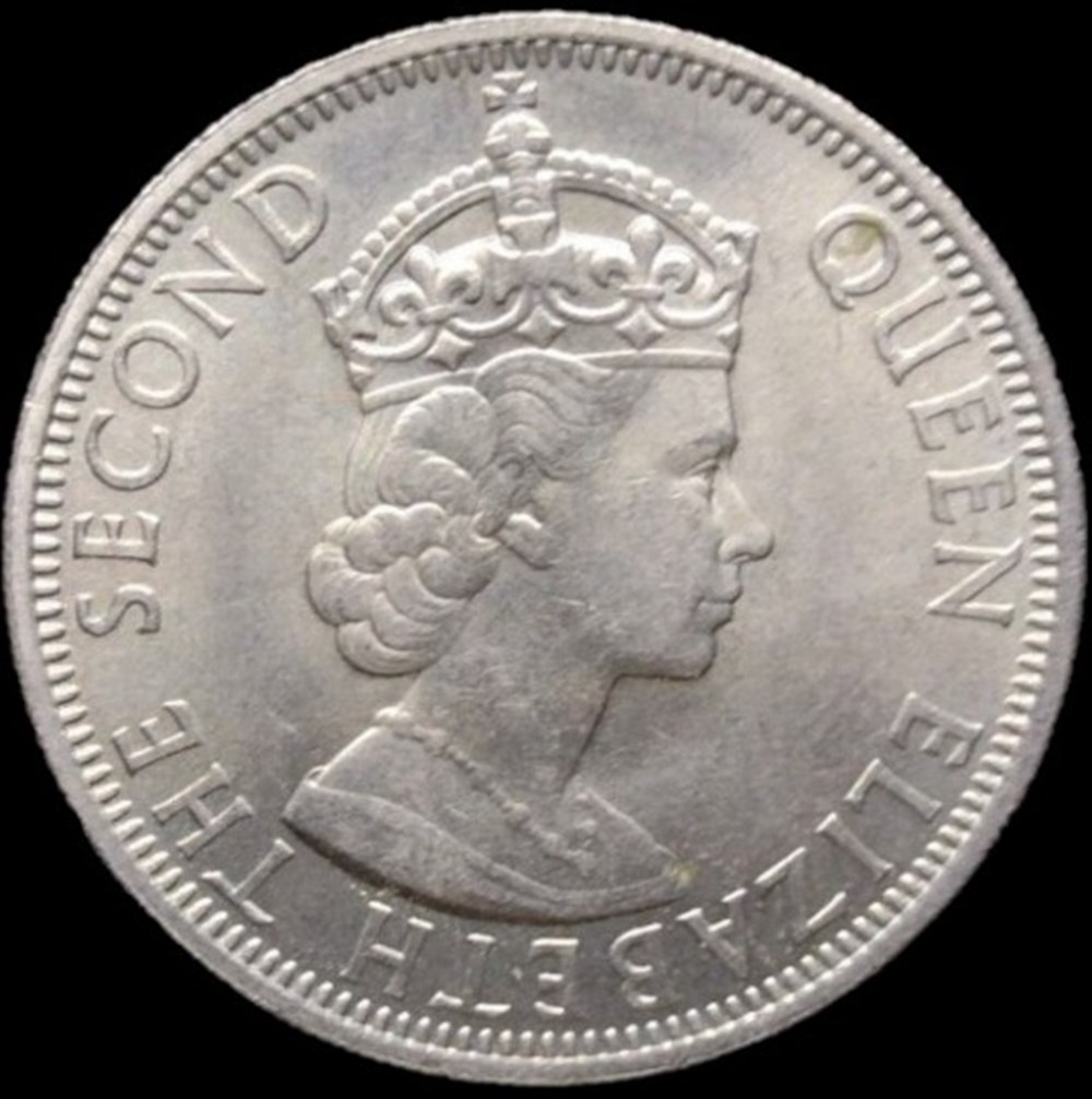Elizabeth II - 50 Cents 1981 - British Honduras / Belize monnaies monde elizabeth ii 50 cents 1981 british honduras belize
