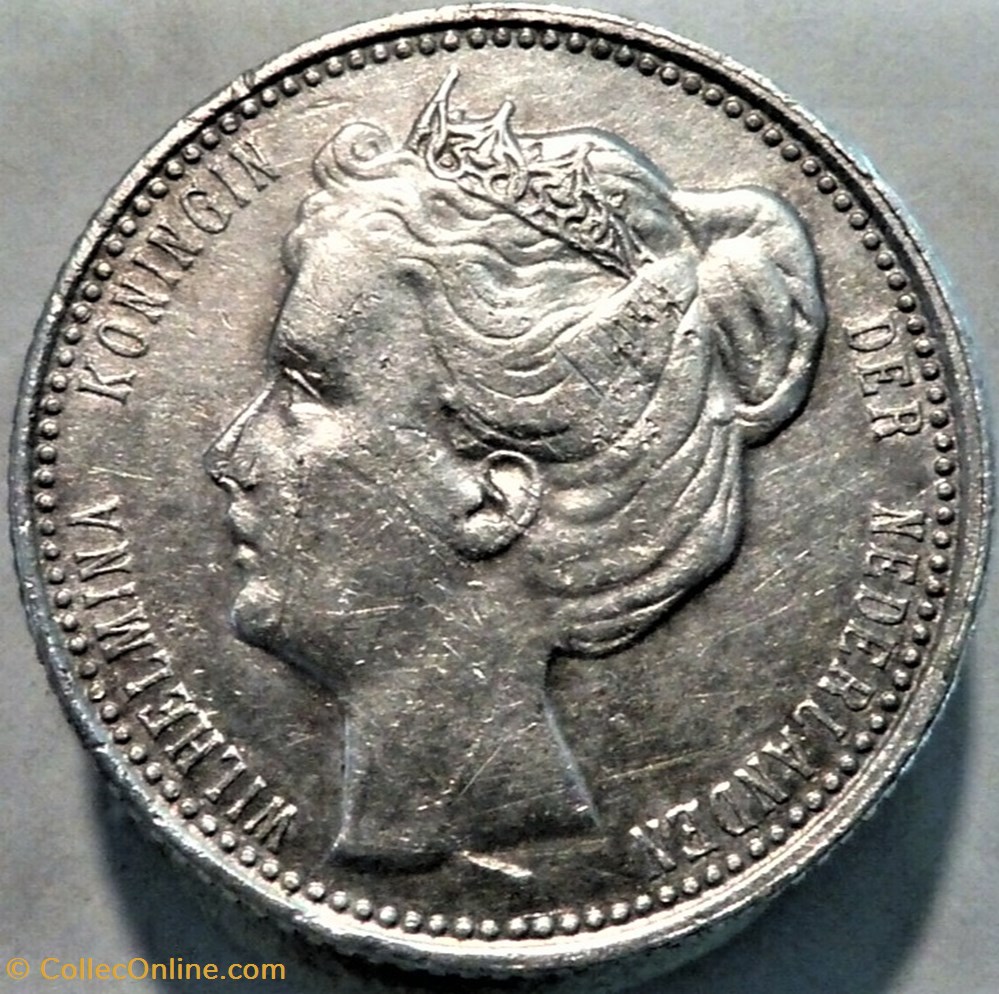 Wilhelmina of Nederland - 25 Cents 1903 2 monnaies monde pays bas wilhelmina of nederland 25 cents 1903