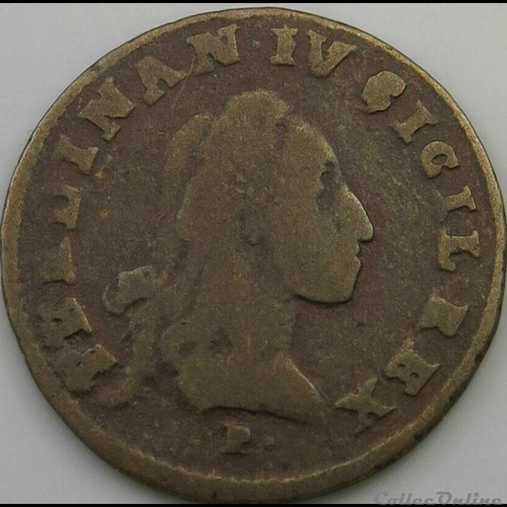 1790 Royaume de Naples, Tornese / 6 Cavalli - Ferdinando IV 3 monnaies monde italie 1790 royaume de naples tornese 6 cavalli ferdinando iv