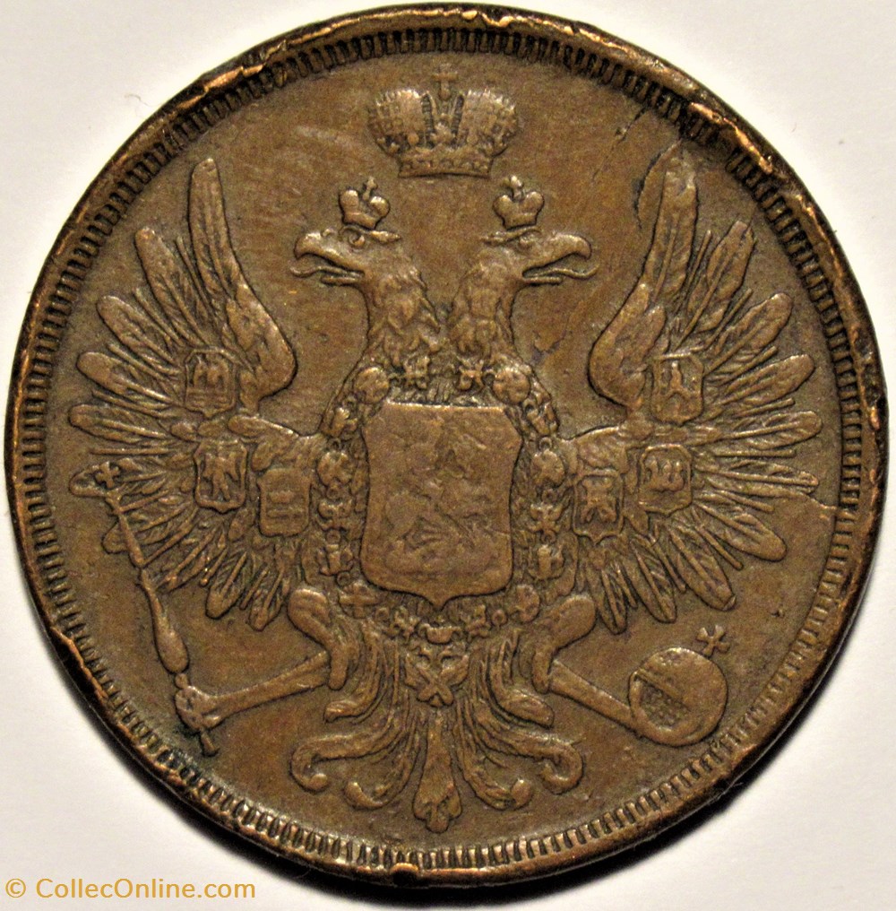 Russia - Nicholas I - 3 Kopecks 1852 monnaies monde russie empire russe russia nicholas i 3 kopecks 1852