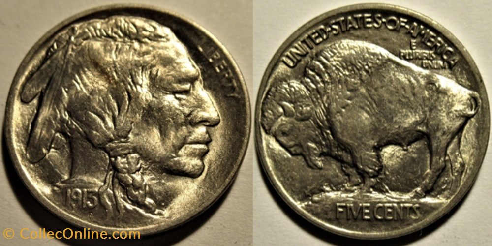 1913 5 Cents - Type 1 (ex.2) Errors monnaies monde etats unis 1913 5 cents type 1 ex 2 errors