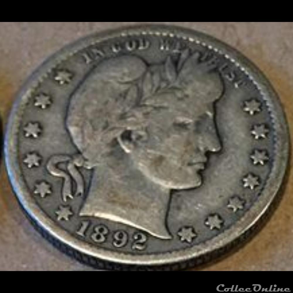 1892 New Orleans Quarter $ monnaie monde etat uni 1892 new orleans quarter