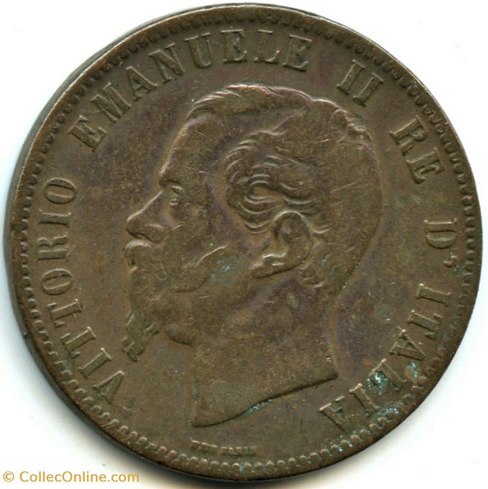 monnaies monde italie 1863 regno italia 10 centesimi parigi vittorio emanuele ii