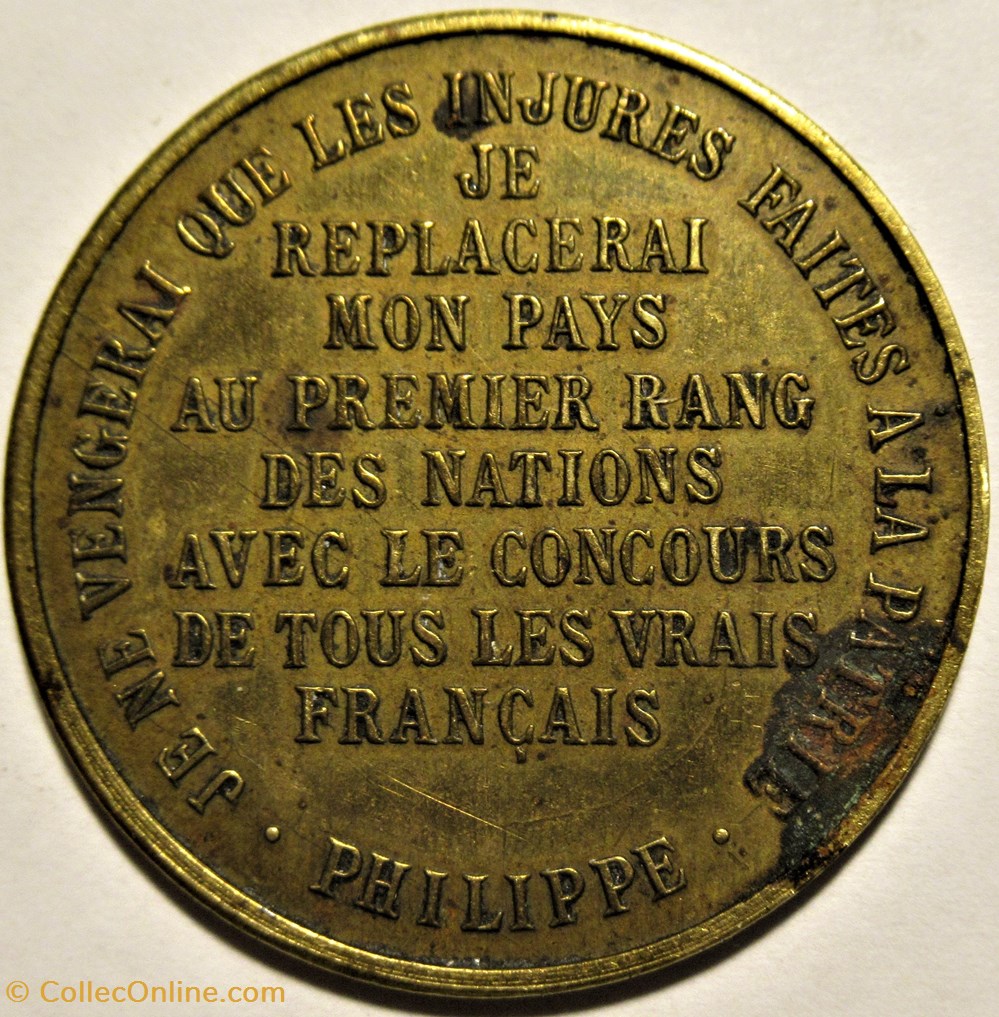 Philippe Duc d'Orleans, Prétendant au trône, 1899 Médaille module 10 Cts 3 medailles france royaux de noblesse philippe duc orleans pretendant au trone 1899 medaille module 10 cts