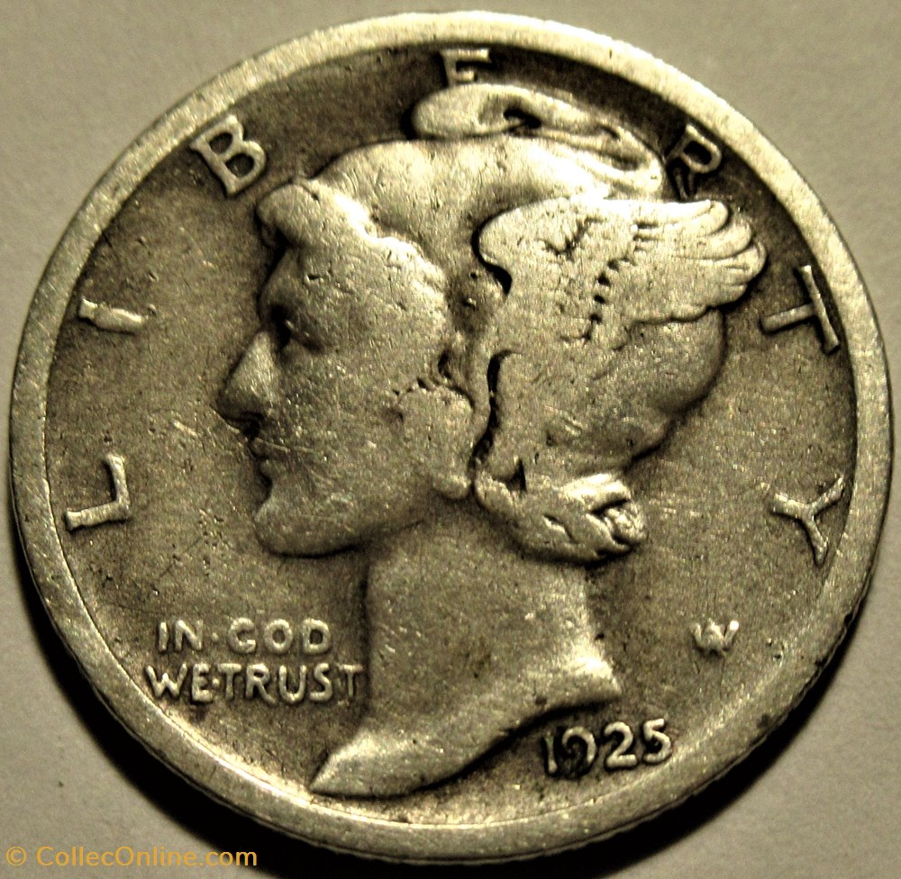 1925 Dime monnaies monde etats unis 1925 dime