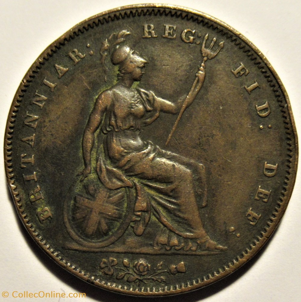 Victoria - One Penny 1849 - Kingdom of Great Britain 3 monnaies monde royaume uni victoria one penny 1849 kingdom of great britain
