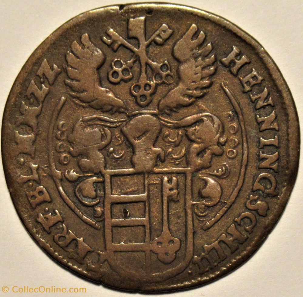 c.1600' Zellerfeld or Goslar, Germany - Rechenpfennig by Henning Schlüter monnaies paranumismatique jetons poids c 1600 zellerfeld or goslar germany rechenpfennig by henning schluter
