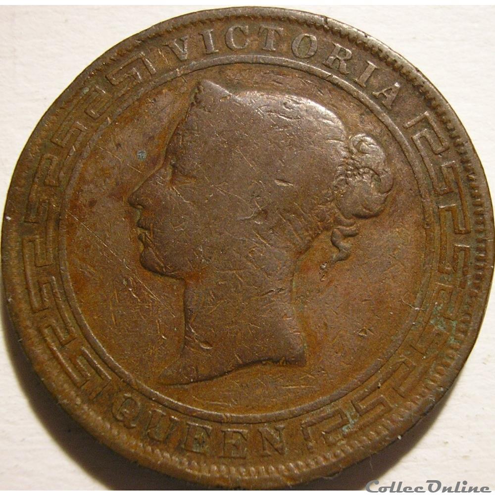 Victoria - Five Cents 1890 - Ceylon - Coins - World - Sri Lanka