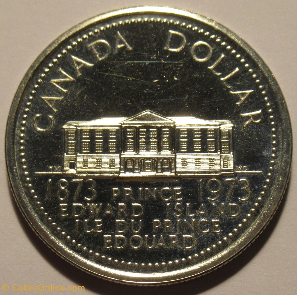 Elizabeth II - 1 Dollar 1873-1973 Prince Edward Island monnaies monde canada elizabeth ii 1 dollar 1873 1973 prince edward island