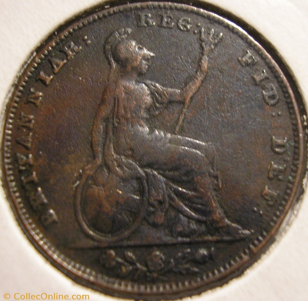 Victoria - One Farthing 1850 - Kingdom of Great Britain monnaies monde royaume uni victoria one farthing 1850 kingdom of great britain