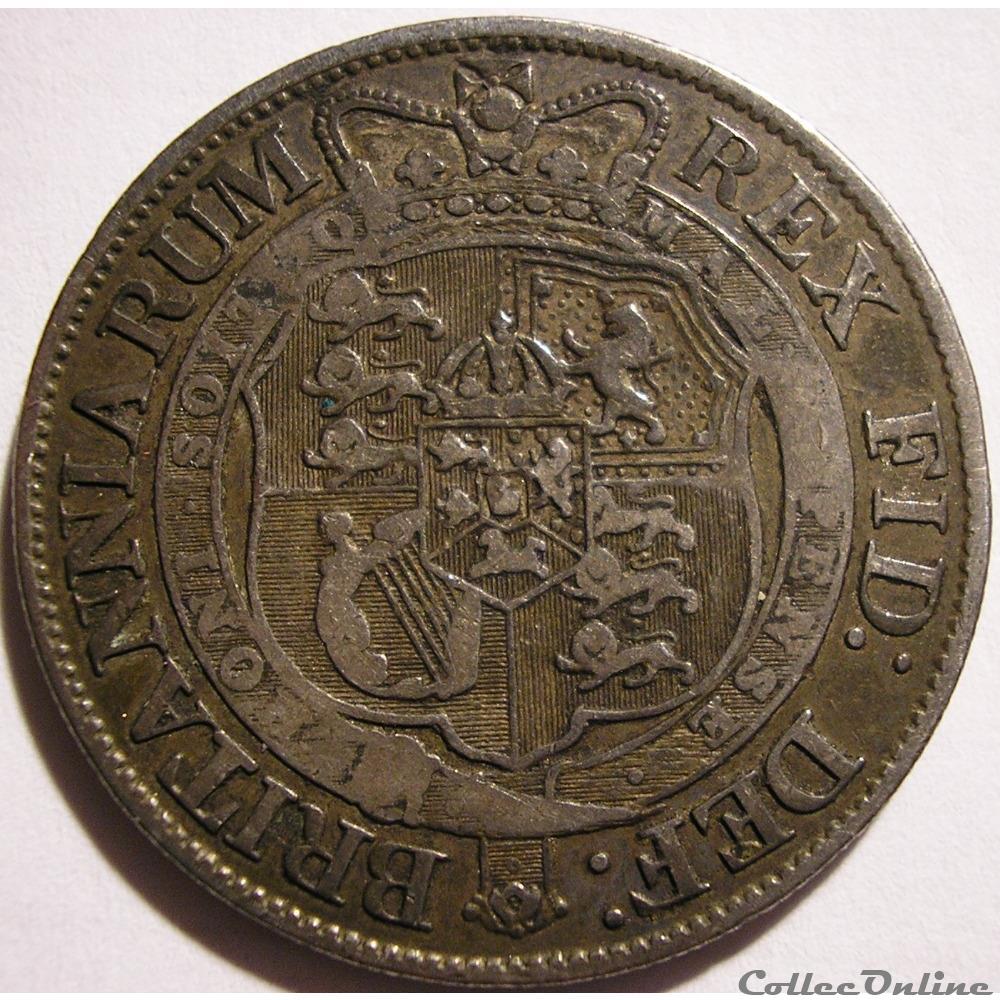 George III - Half Crown 1819 - United Kingdom of Great Britain 2 monnaie monde royaume george iii half crown 1819 united kingdom of great britain