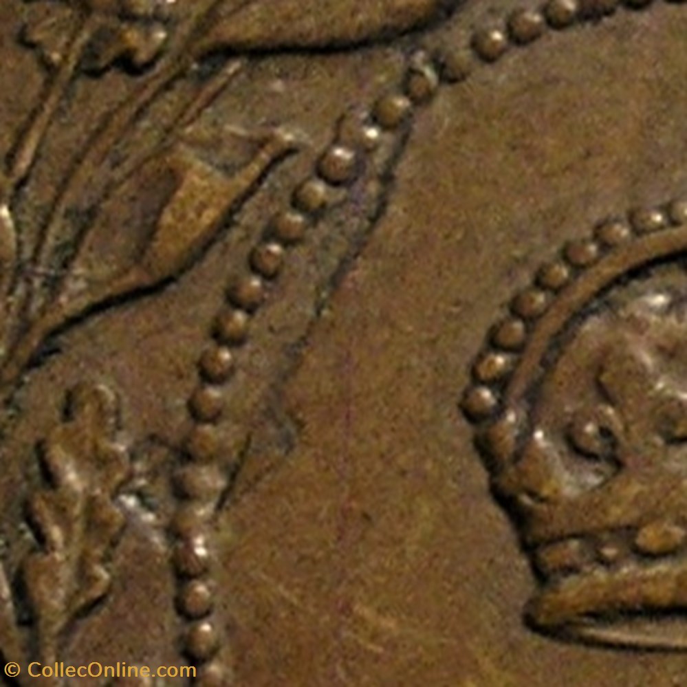 monnaie monde canadum edward vii 1 cent 1907 newfoundland error flaw planchet