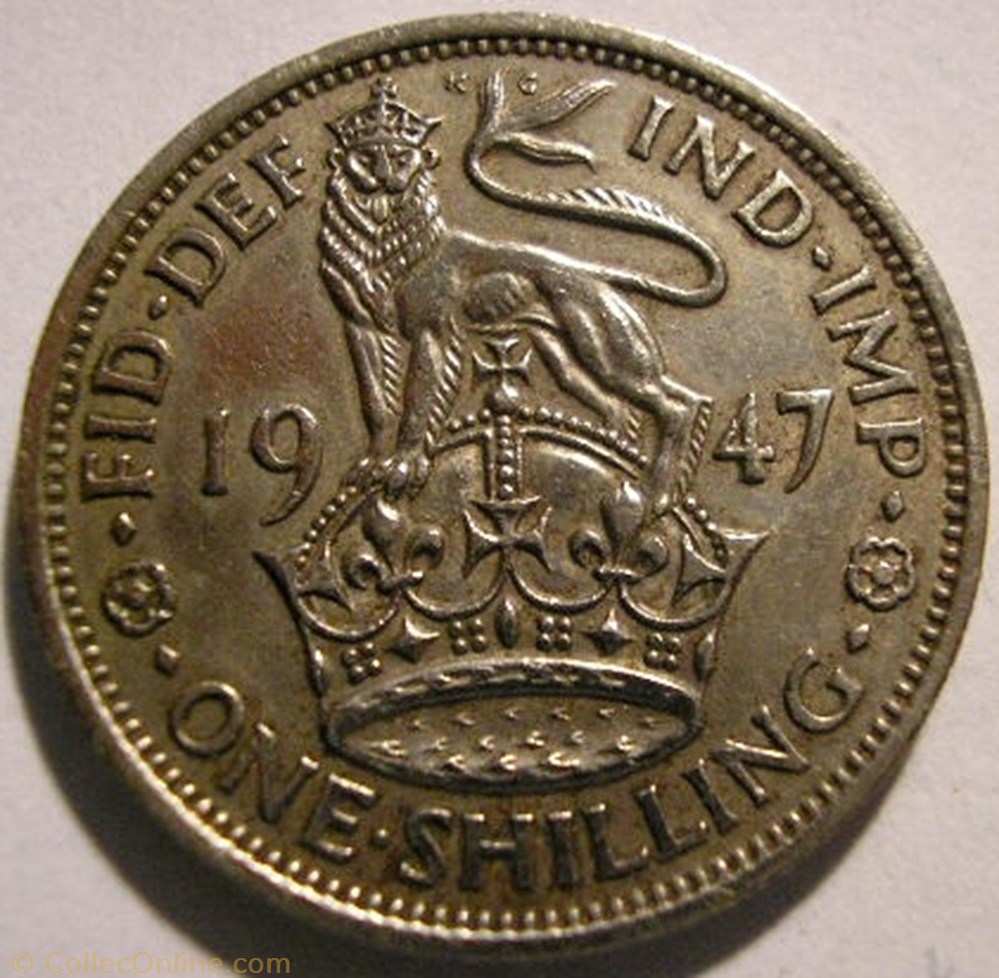 George VI - One Shilling 1947 - England monnaie monde royaume uni george vi one shilling 1947 england