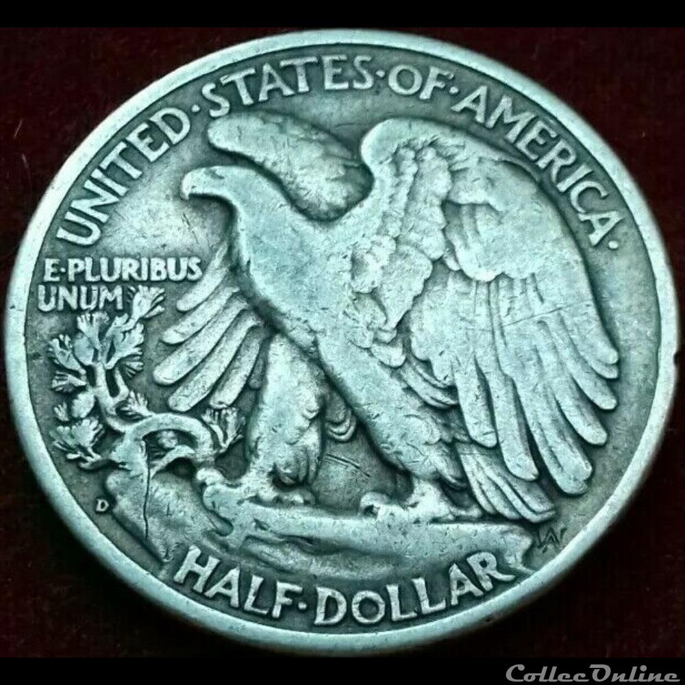 1936 Denver Half Dollar 4 monnaie monde etat uni 1936 denver half dollar