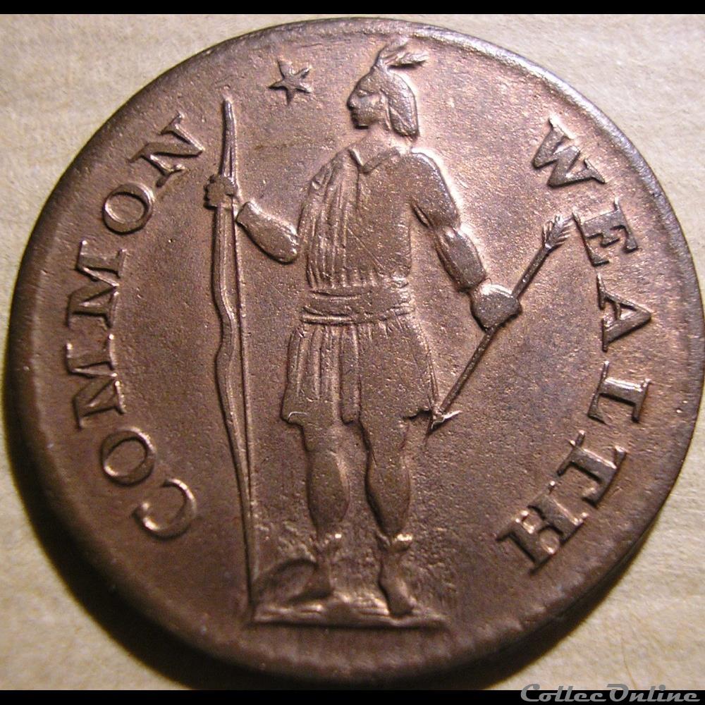 1787 Half Cent - Massachusetts - Post-1776 monnaies monde etats unis 1787 half cent massachusetts post 1776