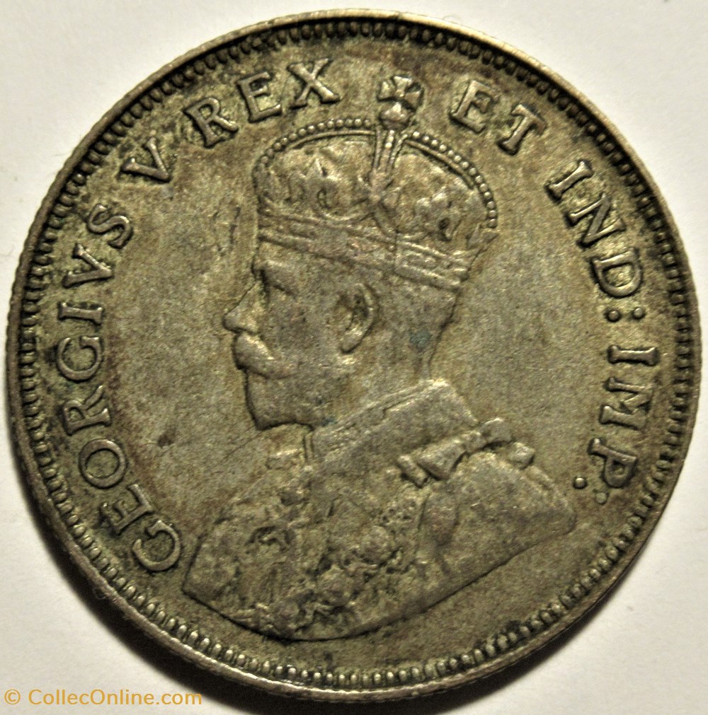 George V - 1 Shilling 1921 - British East Africa 2 monnaies monde ouganda george v 1 shilling 1921 british east africa