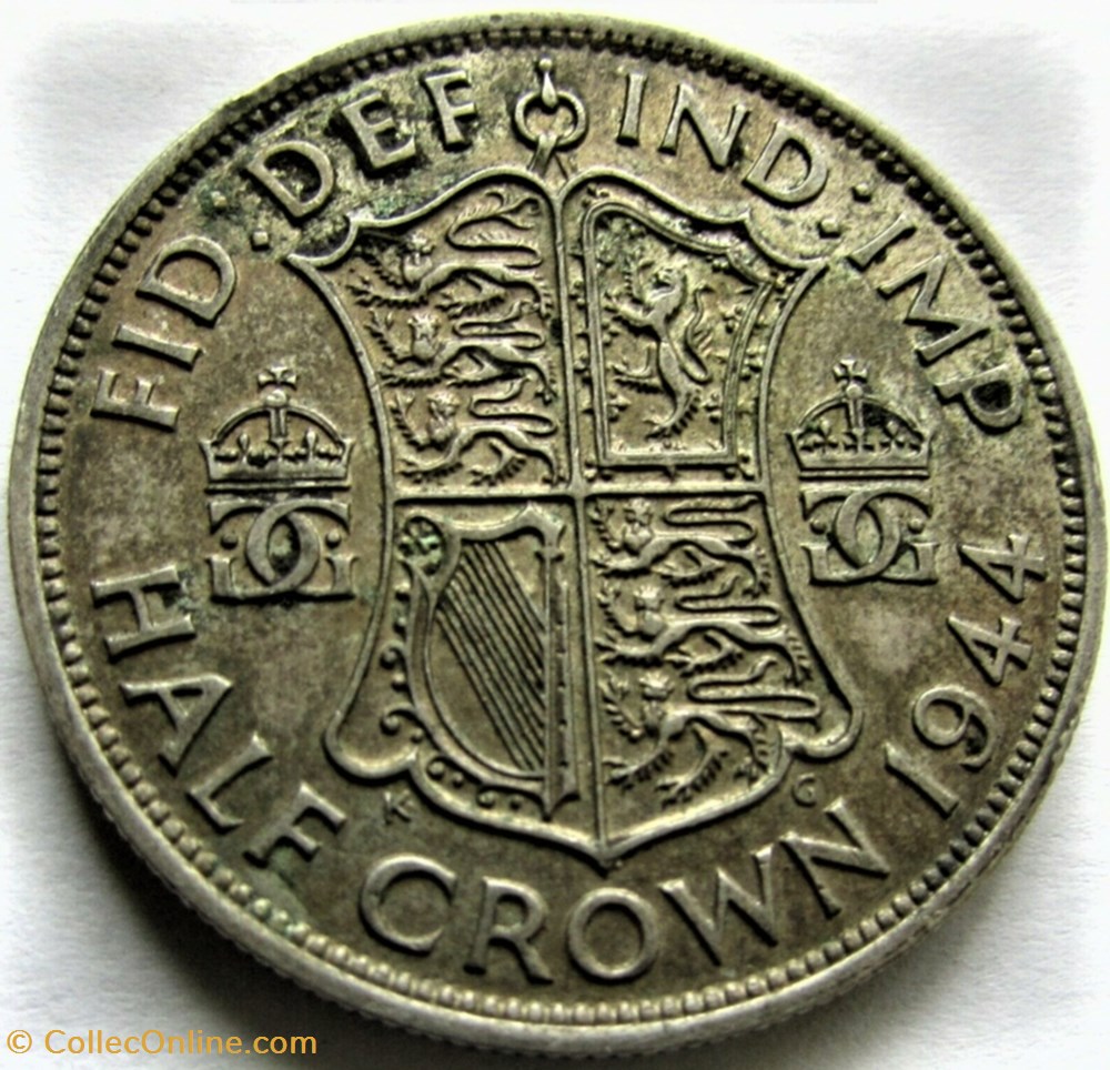 George VI - Half Crown 1944 - Great Britain monnaies monde royaume uni george vi half crown 1944 great britain