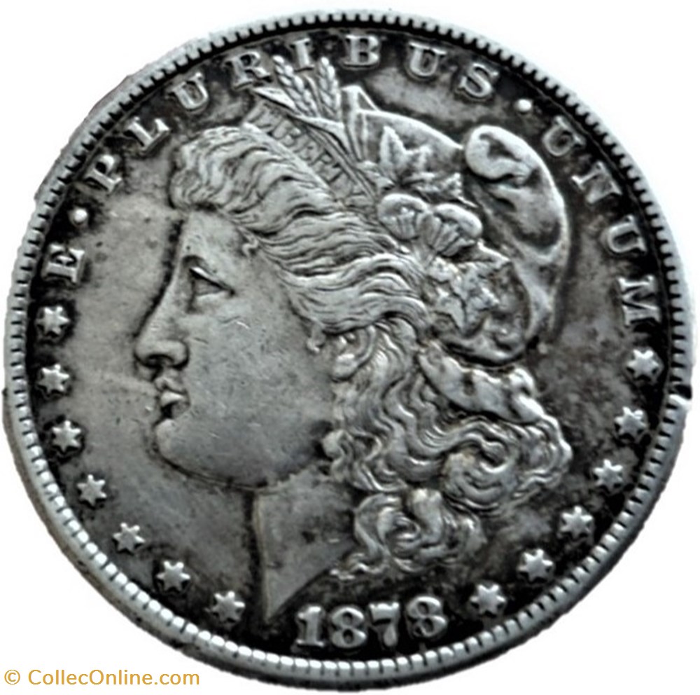 monnaies monde etats unis 1878 carson city dollar